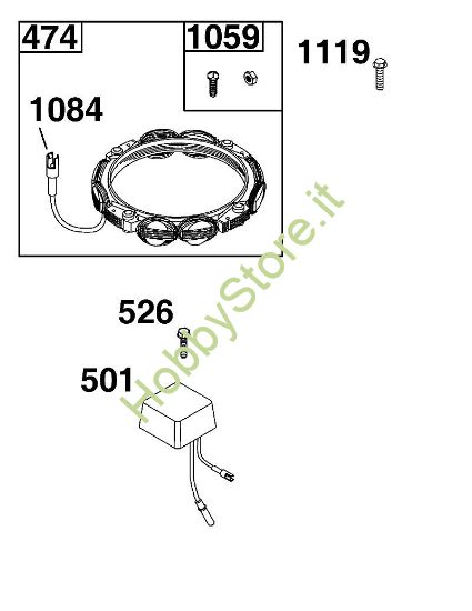 A - GRUPPO ALTERNATORE B&S - 44 €¦ 44N677-0017-B5 brand Stihl